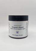 Jar of Dragon's Hoard Sugar Scrub on a white background