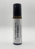 Roll-on bottle labeled 'Goldfish Girl' on a white background
