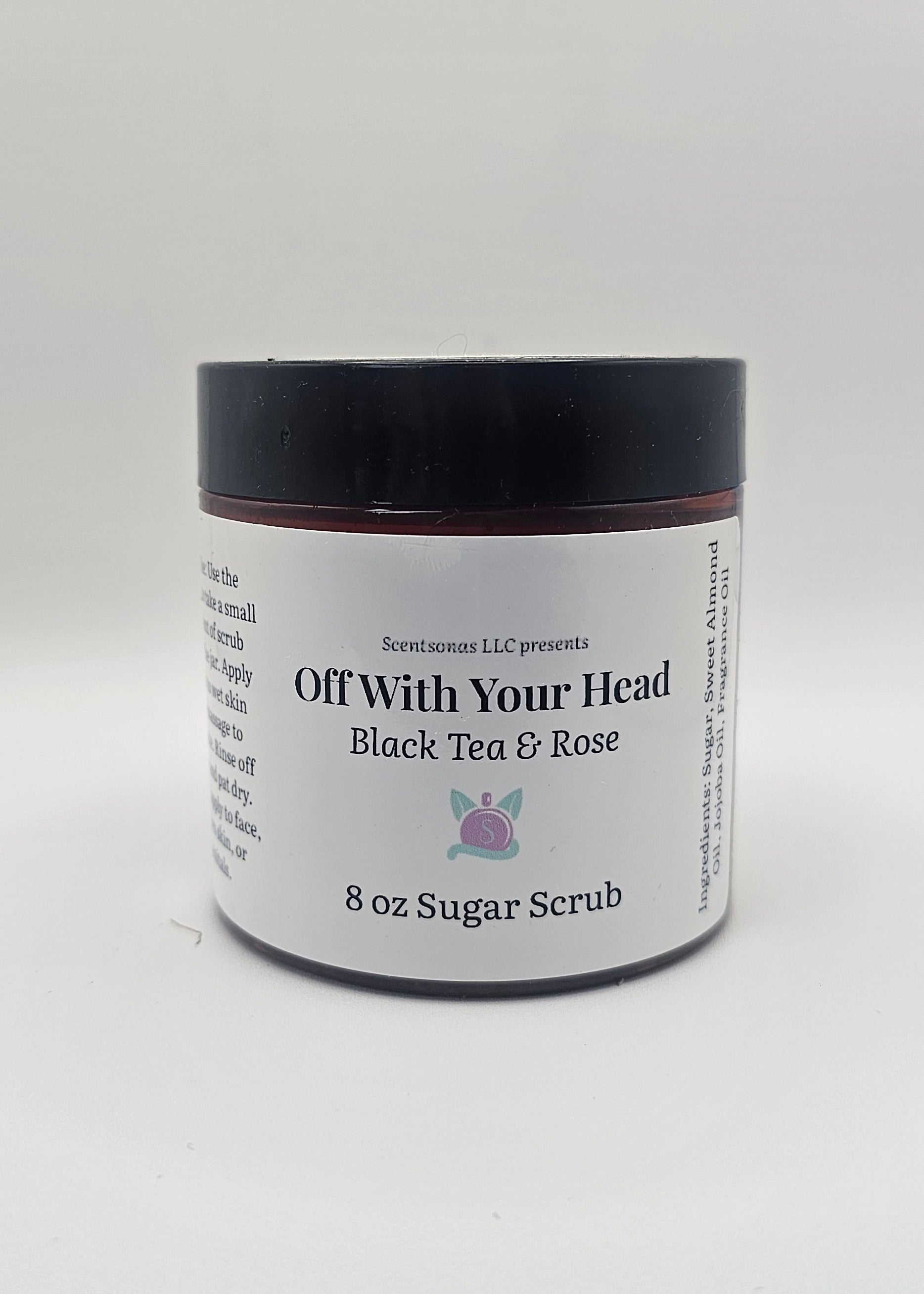 Skincare product packaging with text on a white background