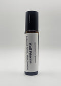 Roll-on bottle labeled 'Wolf Princess' on a white background